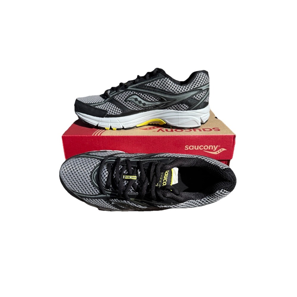 Saucony Cohesion TR8 Running Shoe Black Grey Men's‎ Size 8 New